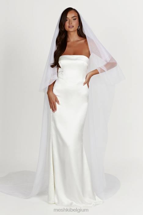 Margareta sluier Meshki wit N4JN1671 accessoires