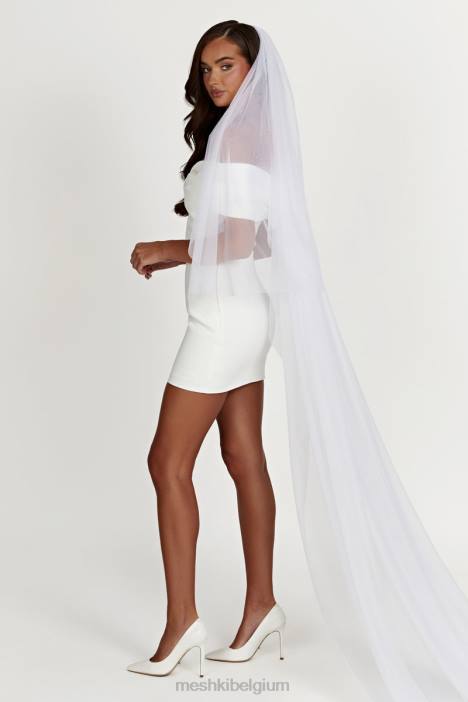 Margareta sluier Meshki wit N4JN1671 accessoires