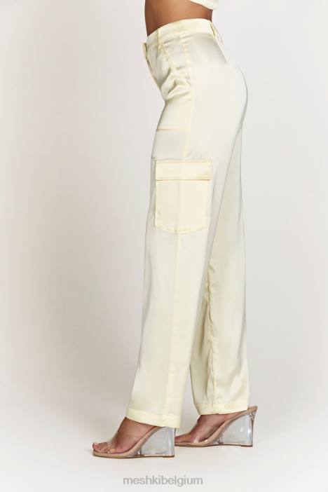 Amaya satijnen cargobroek Meshki bot N4JN1511 kleding