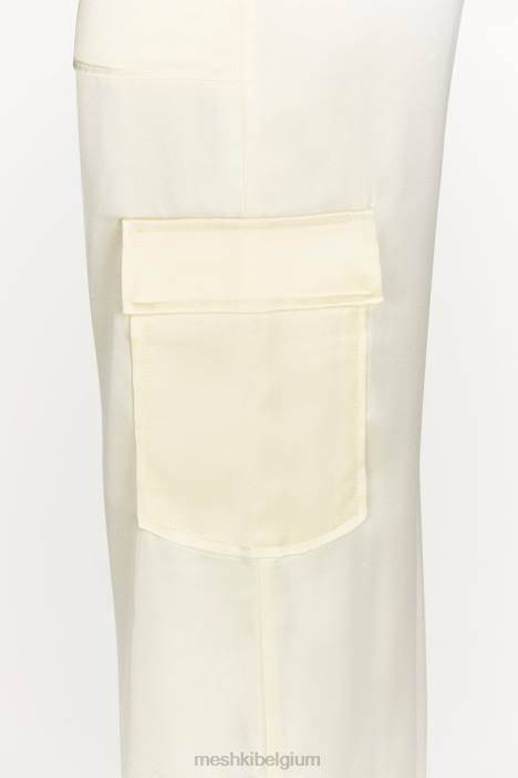 Amaya satijnen cargobroek Meshki bot N4JN1511 kleding