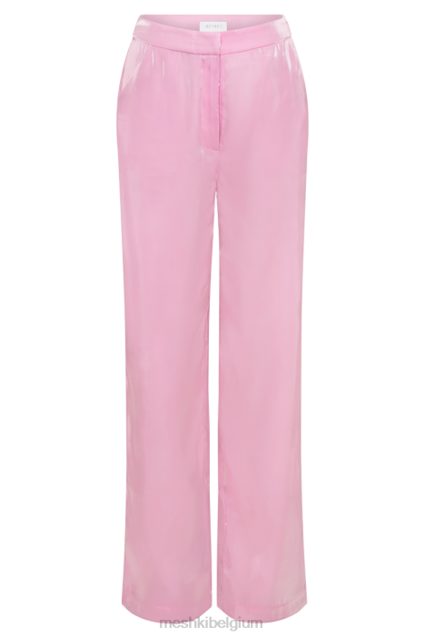 Doorzichtige broek van Kinsley Meshki snoep roze N4JN1607 kleding