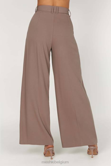 Jemima broek met rechte pijpen Meshki kokos N4JN1351 kleding