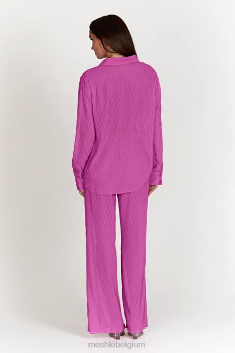 Karla golfplooibroek Meshki roze roze N4JN1472 kleding