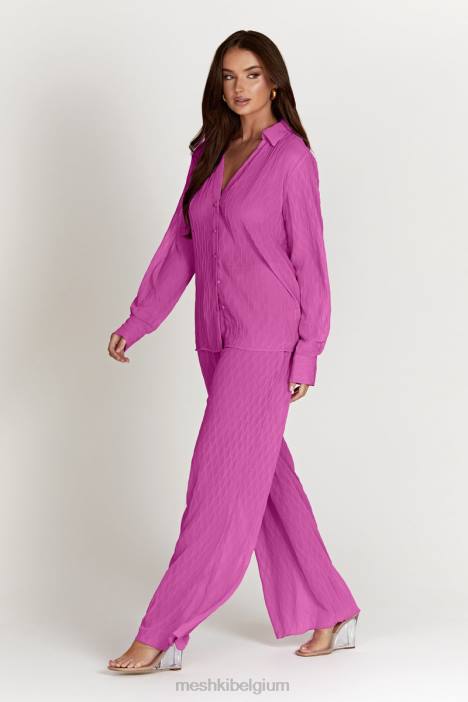 Karla golfplooibroek Meshki roze roze N4JN1472 kleding