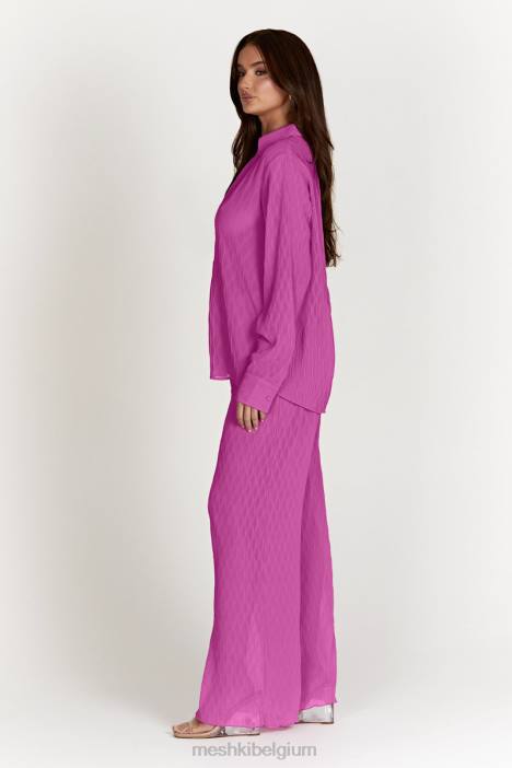 Karla golfplooibroek Meshki roze roze N4JN1472 kleding