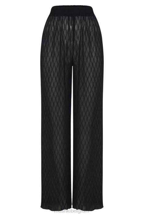 Karla golfplooibroek Meshki zwart N4JN1488 kleding