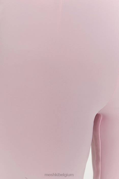 Laurie passende broek met lage taille Meshki roze blos N4JN1462 kleding