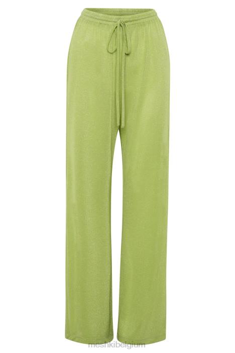 Lucille Shimmer zwembroek Meshki limoen schittert N4JN1582 kleding