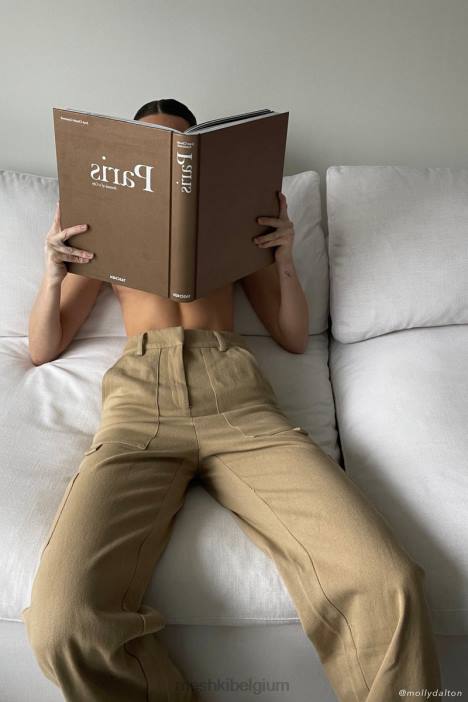 Vicky cargobroek Meshki steen N4JN1510 kleding