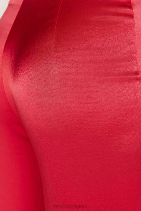 aspyn satijnen broek Meshki rood N4JN1428 kleding