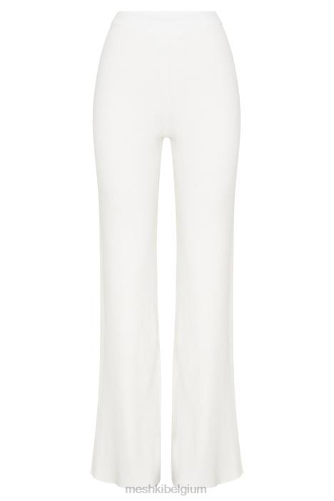 jovie gebreide broek Meshki gebroken wit N4JN1318 kleding