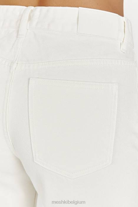 Ainsley jeans met middelhoge taille Meshki ecru N4JN1491 kleding