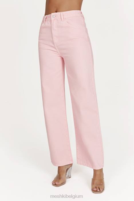 Ainsley jeans met middelhoge taille Meshki roze blos N4JN1605 kleding