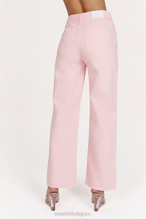Ainsley jeans met middelhoge taille Meshki roze blos N4JN1605 kleding