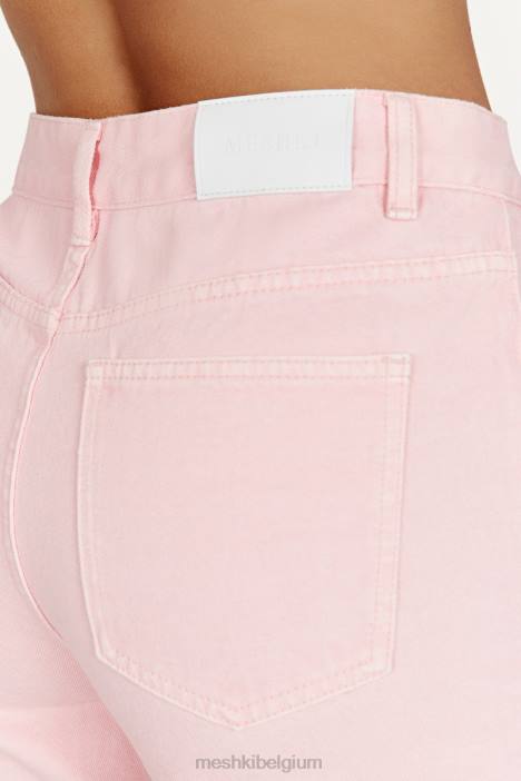 Ainsley jeans met middelhoge taille Meshki roze blos N4JN1605 kleding