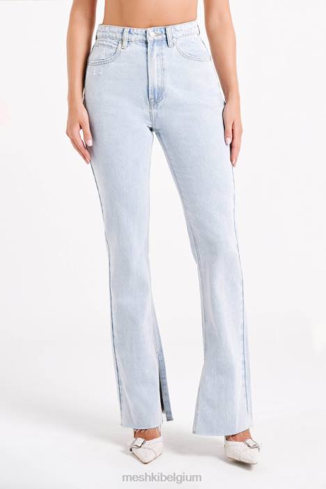 Lauren jeans met rechte pijpen Meshki lichtblauw N4JN1235 kleding