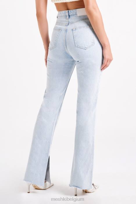 Lauren jeans met rechte pijpen Meshki lichtblauw N4JN1235 kleding