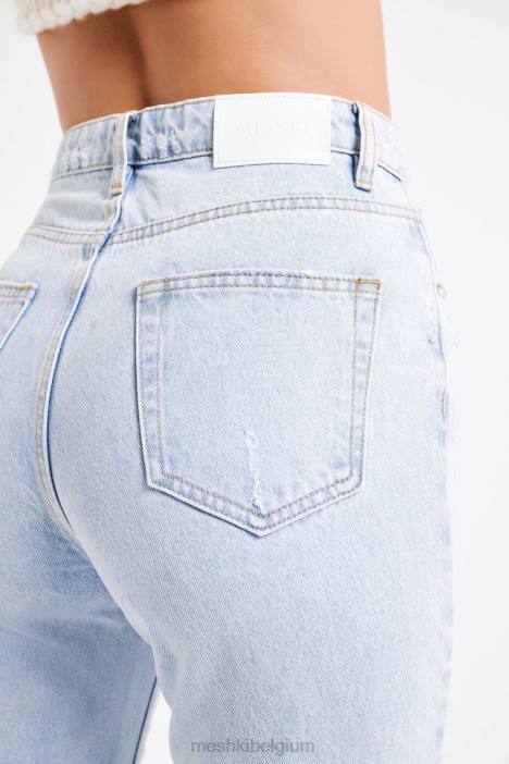 Lauren jeans met rechte pijpen Meshki lichtblauw N4JN1235 kleding