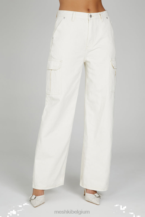 jagger relaxte denimjeans Meshki ecru N4JN1297 kleding