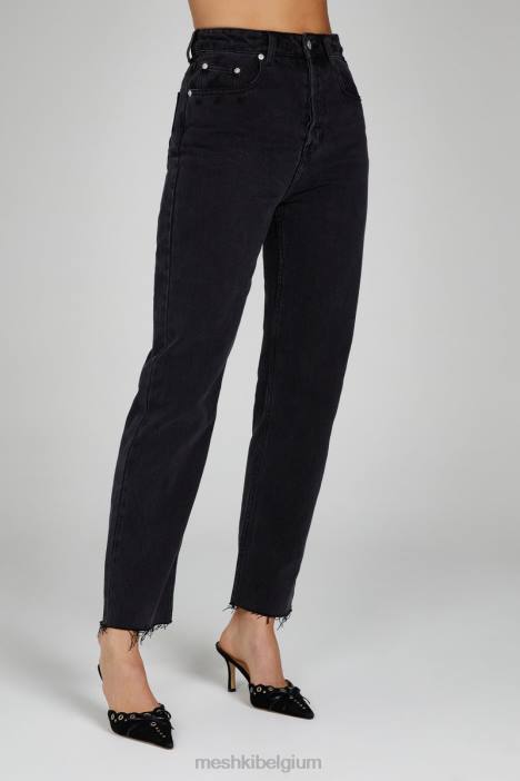 tina mama jean Meshki zwart gewassen N4JN1319 kleding