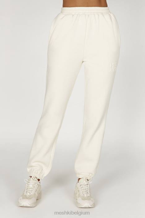 Emery fleeceback-joggingbroek met reliëf Meshki bot N4JN1480 kleding