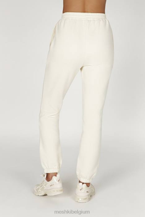 Emery fleeceback-joggingbroek met reliëf Meshki bot N4JN1480 kleding