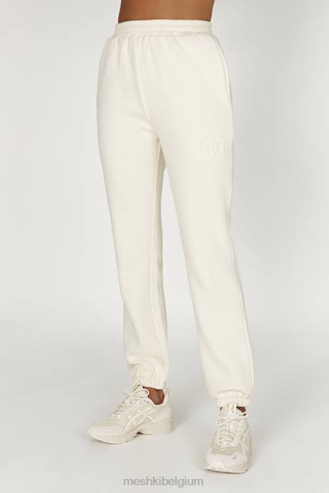 Emery fleeceback-joggingbroek met reliëf Meshki bot N4JN1480 kleding