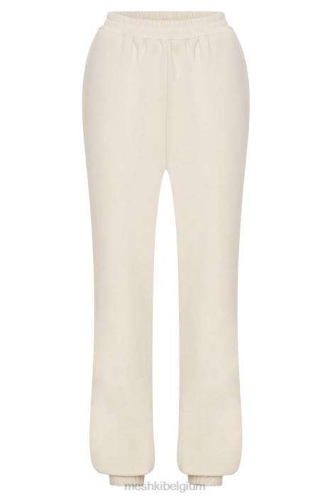 Emery fleeceback-joggingbroek met reliëf Meshki bot N4JN1480 kleding