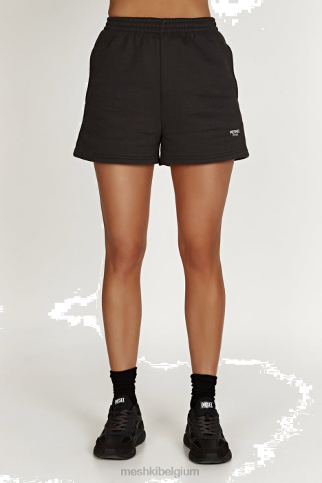 Jude joggershort Meshki schemer zwart N4JN1411 kleding