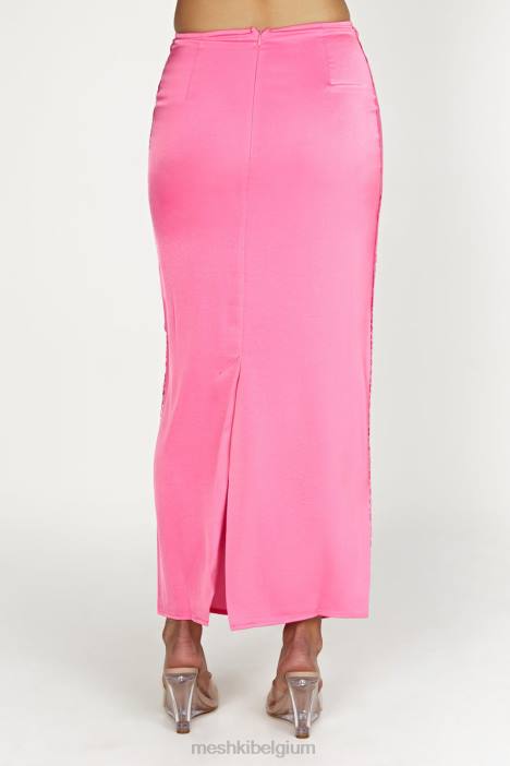 Bellamy kanten maxirok Meshki kauwgom roze N4JN1529 kleding