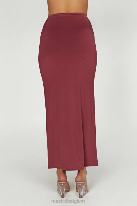 Ceri maxi-draairok Meshki wijn N4JN1354 kleding