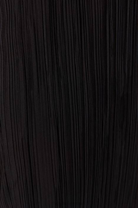 Elsie plissé maxirok Meshki zwart N4JN1365 kleding