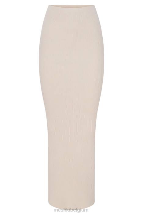 Kaesha split maxi gebreide rok Meshki bot N4JN1272 kleding