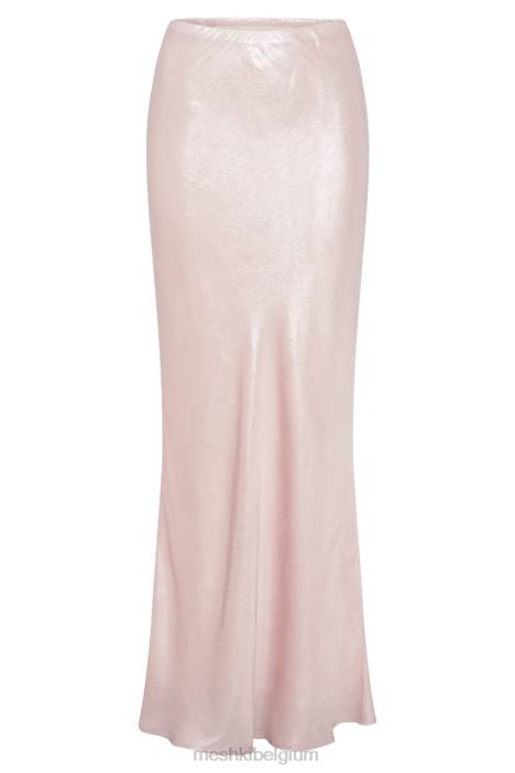 Raine satijnen maxirok Meshki roze blos N4JN1433 kleding