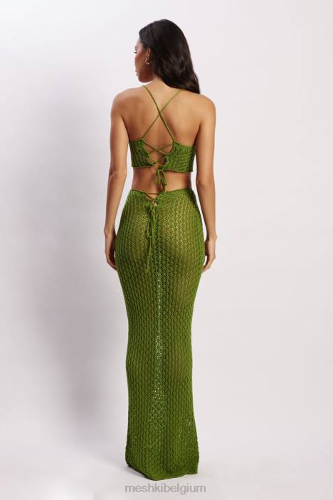 Rosella gehaakte maxirok Meshki groente N4JN1613 kleding