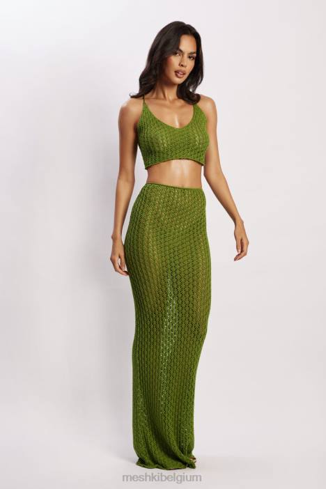 Rosella gehaakte maxirok Meshki groente N4JN1613 kleding