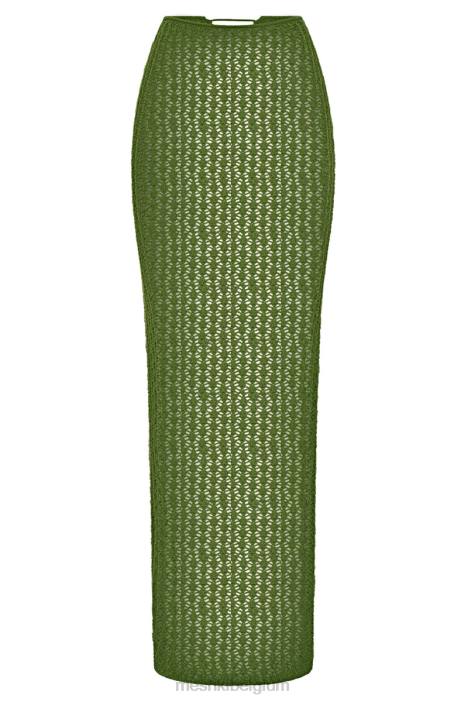 Rosella gehaakte maxirok Meshki groente N4JN1613 kleding