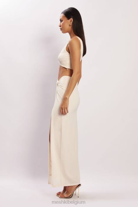 jacqui maxirok met zijsplit Meshki bot N4JN1575 kleding