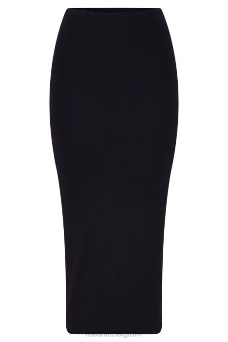 Charley midi-rok Meshki zwart N4JN1403 kleding