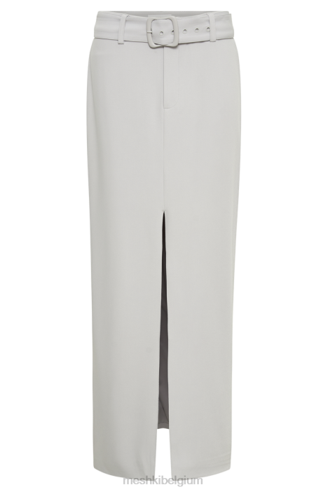 Daria passende midi-rok Meshki ijsgrijs N4JN1273 kleding