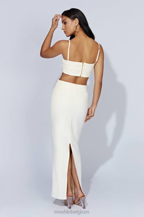 Maryse v-hardware midi-rok Meshki bot N4JN1566 kleding