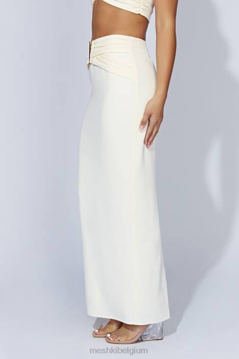 Maryse v-hardware midi-rok Meshki bot N4JN1566 kleding