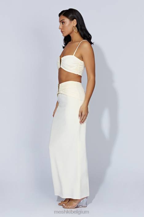 Maryse v-hardware midi-rok Meshki bot N4JN1566 kleding