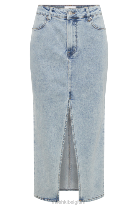 Midi-rok van acaciadenim Meshki lichtblauw N4JN1264 kleding