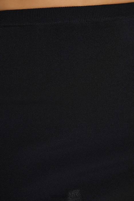 Carol gebreide minirok Meshki zwart N4JN1328 kleding