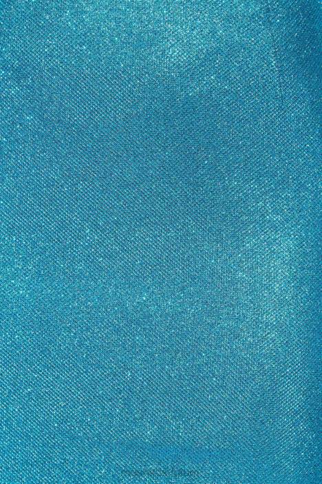 Cyrill glinsterende minirok Meshki aquamarijn N4JN1446 kleding