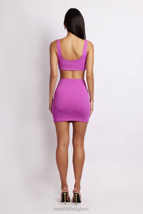 Harlow minirok Meshki paars N4JN1570 kleding