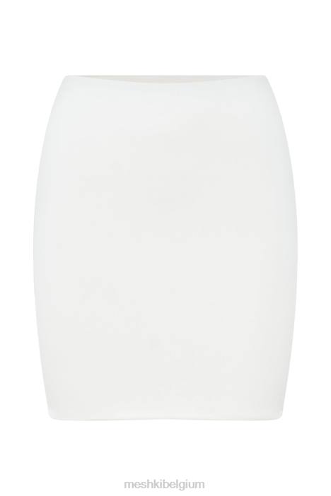 Harlow minirok Meshki wit N4JN1561 kleding