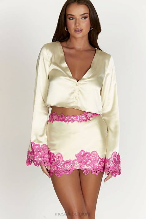 Niamh micro minirokje met kant Meshki naakt N4JN1522 kleding