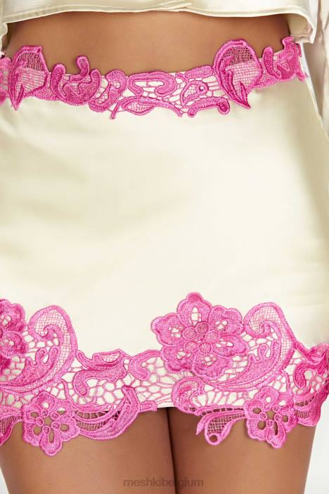 Niamh micro minirokje met kant Meshki naakt N4JN1522 kleding